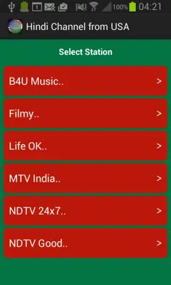 Hindi Channel USA android App screenshot 4